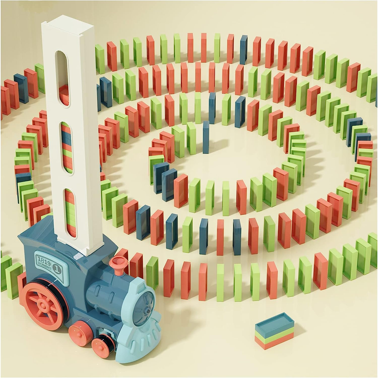 “All Aboard the Fun Train: Domino Train Toys for Kids!”